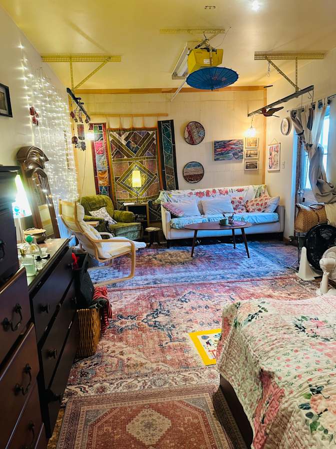 AA Khan's room