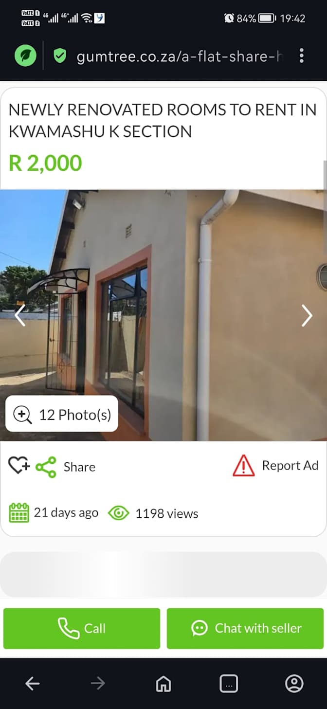 Hlengiwe Mthembu's room