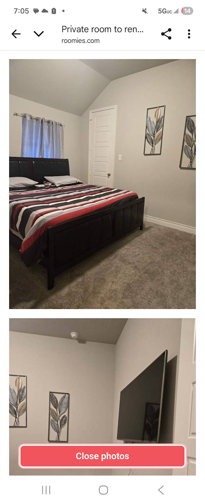 Ronald McFarland's room