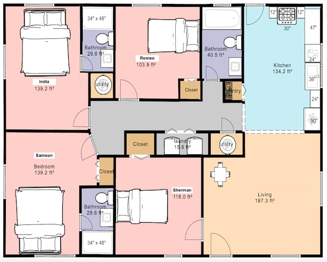 Alfreda's room