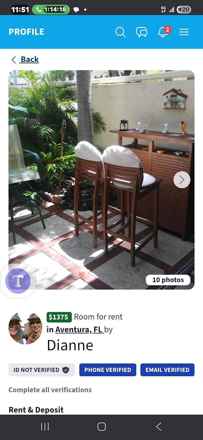 Dianne's room