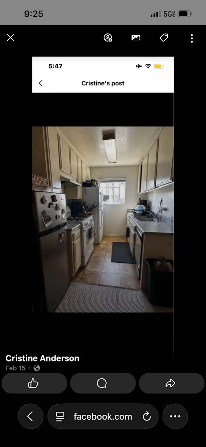 Cristine Anderson's room