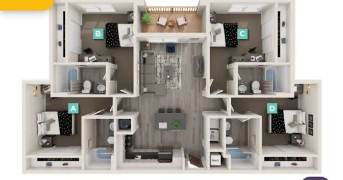 Mary Lewis's room