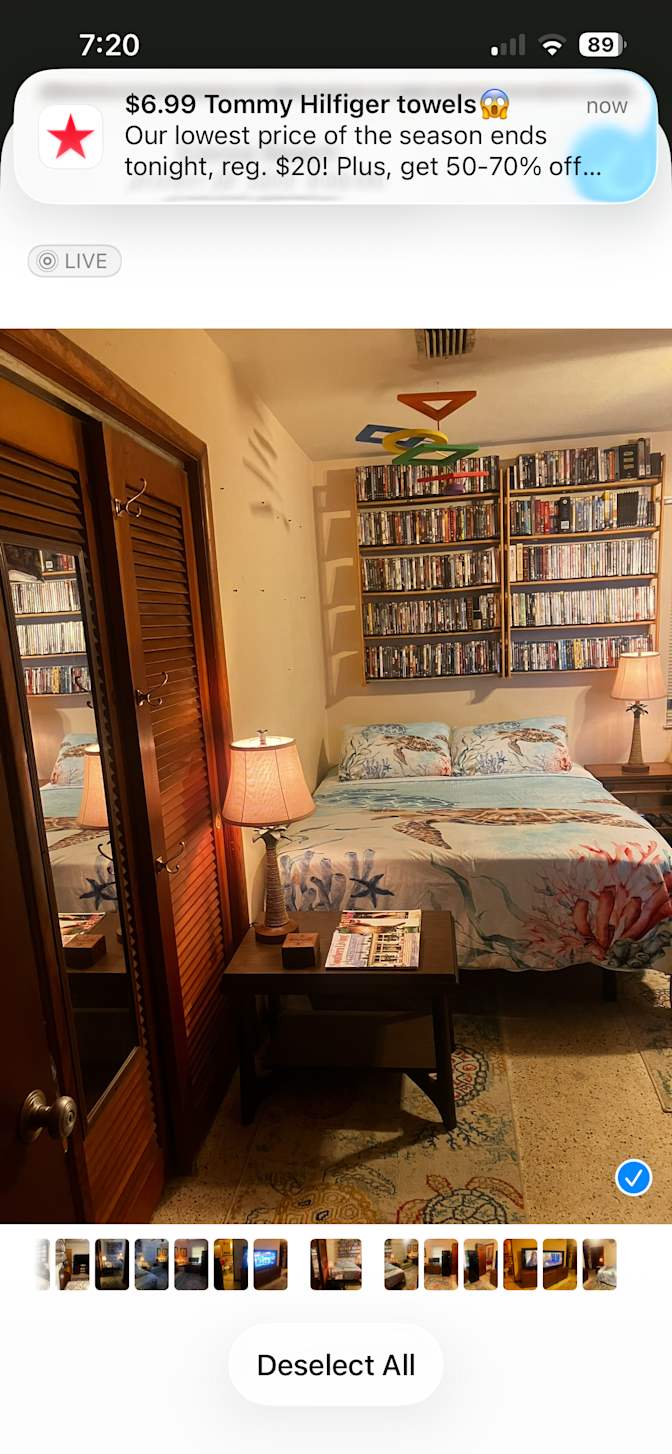 Donald Sakson's room
