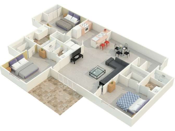 Alcove Rooms's room
