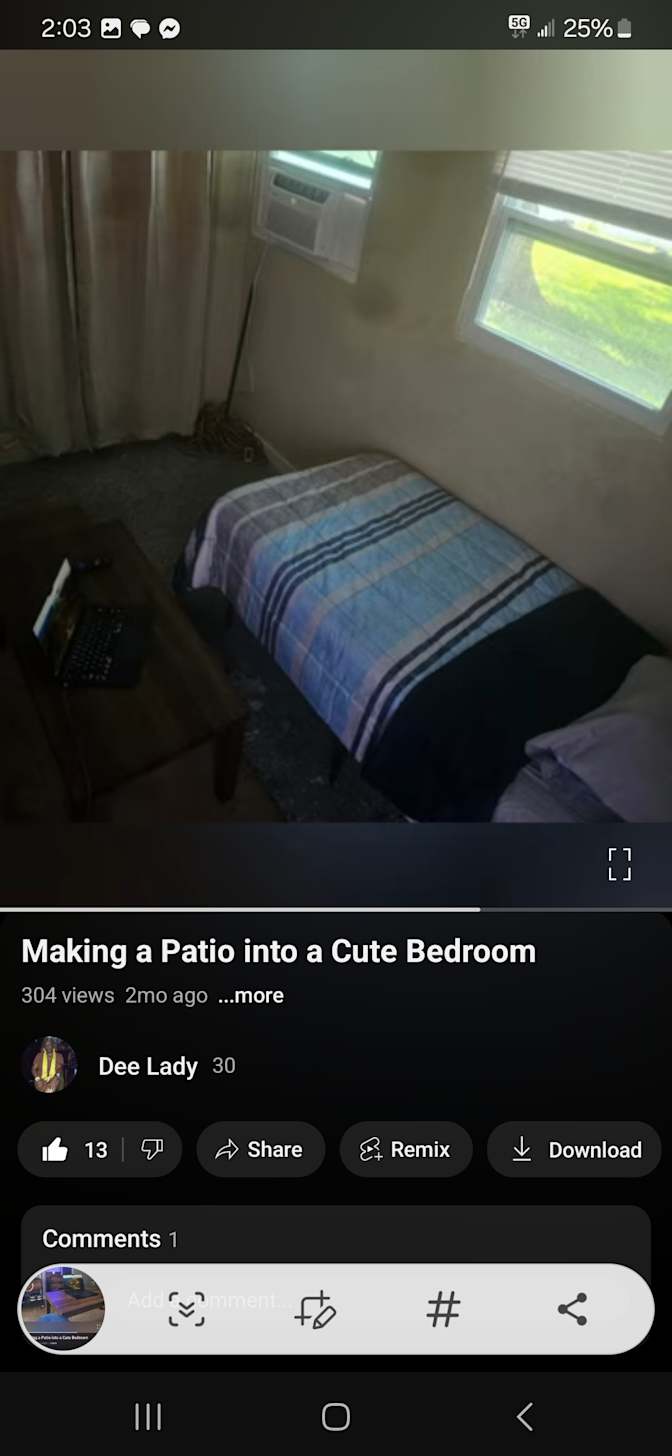 Deloris's room