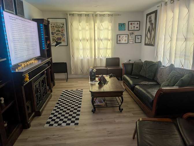 DENZIL FRANKLYN's room
