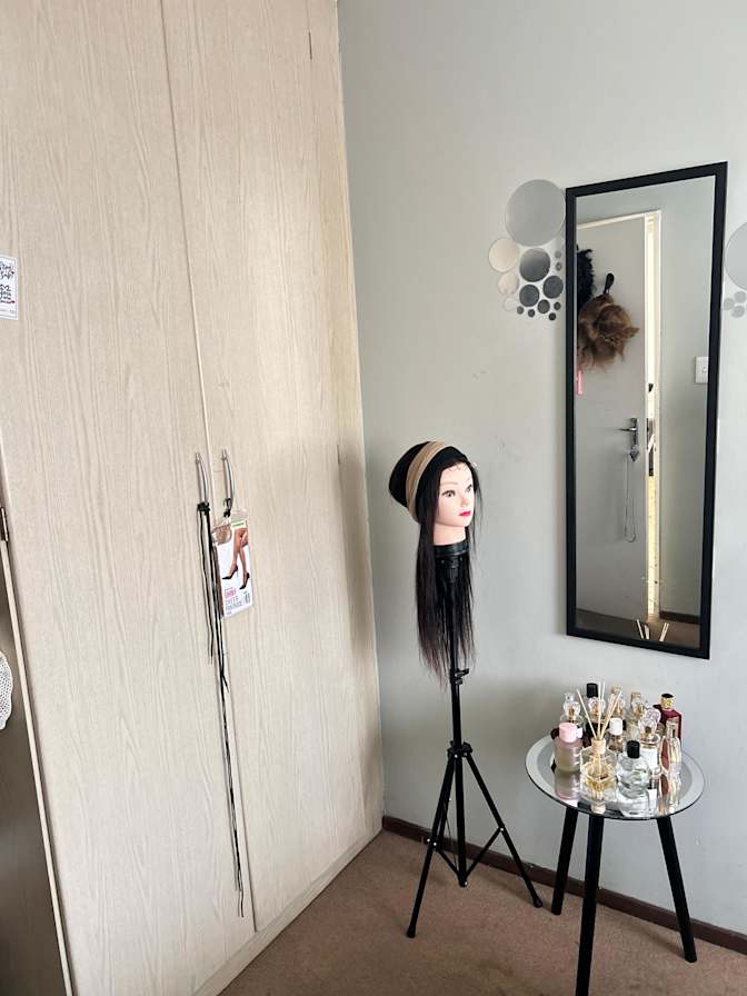 Vinolia Mohlamonyane's room
