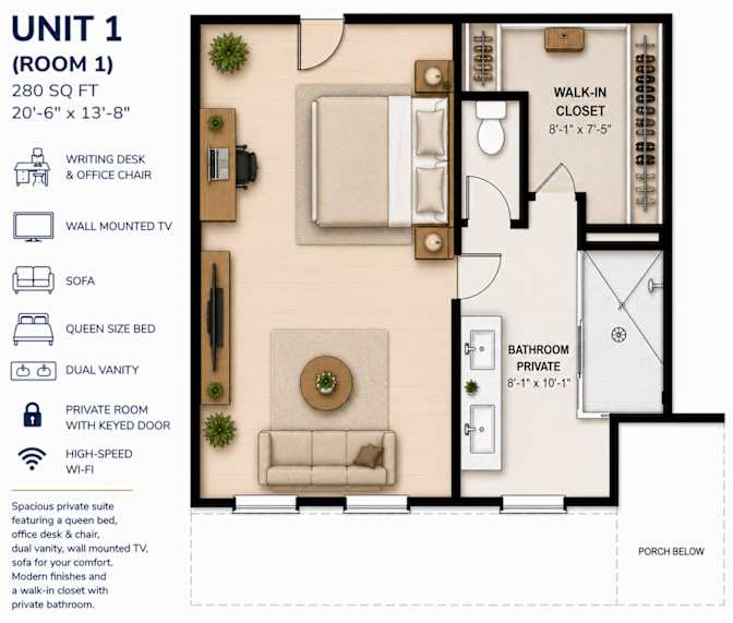 John's room