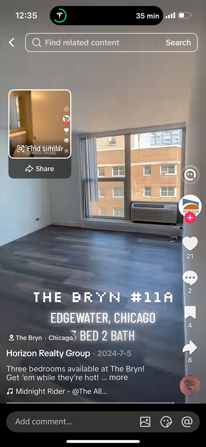 A's room