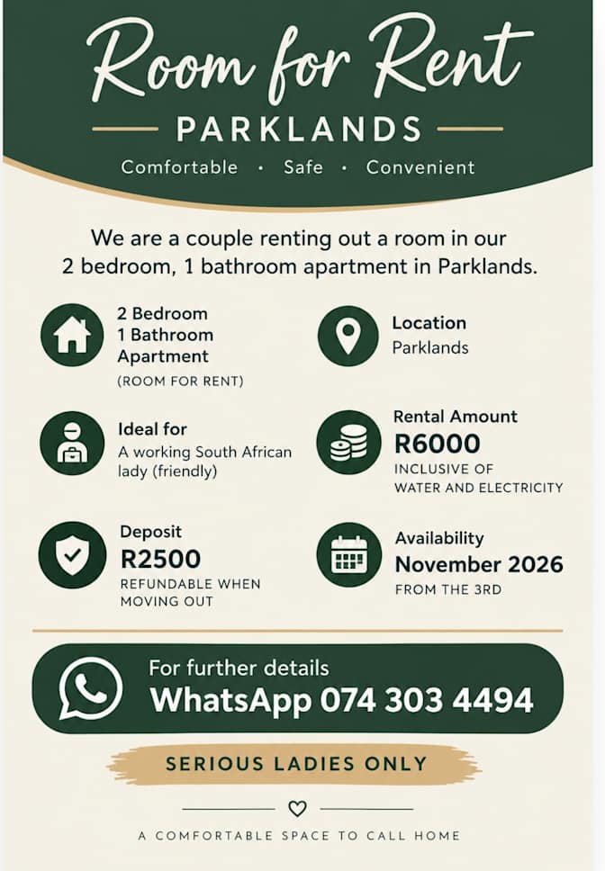 Thandazile's room