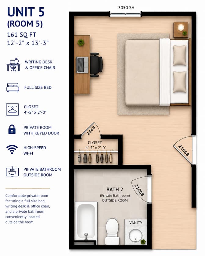 John's room
