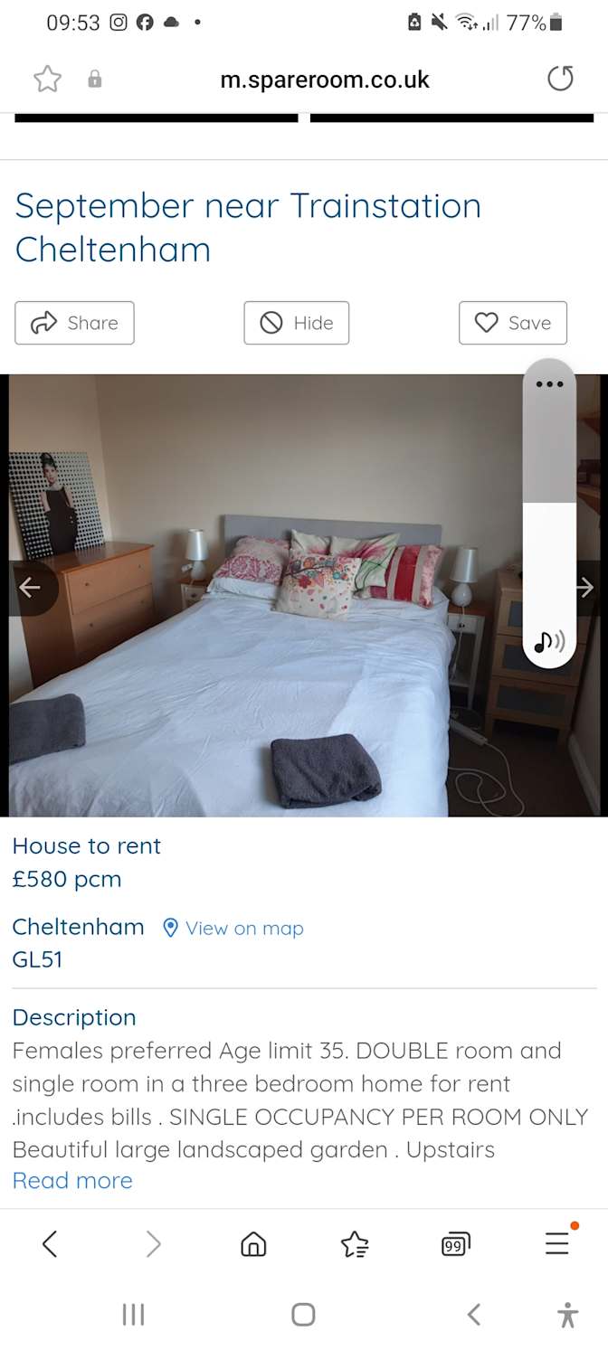 Catherine Tennant's room