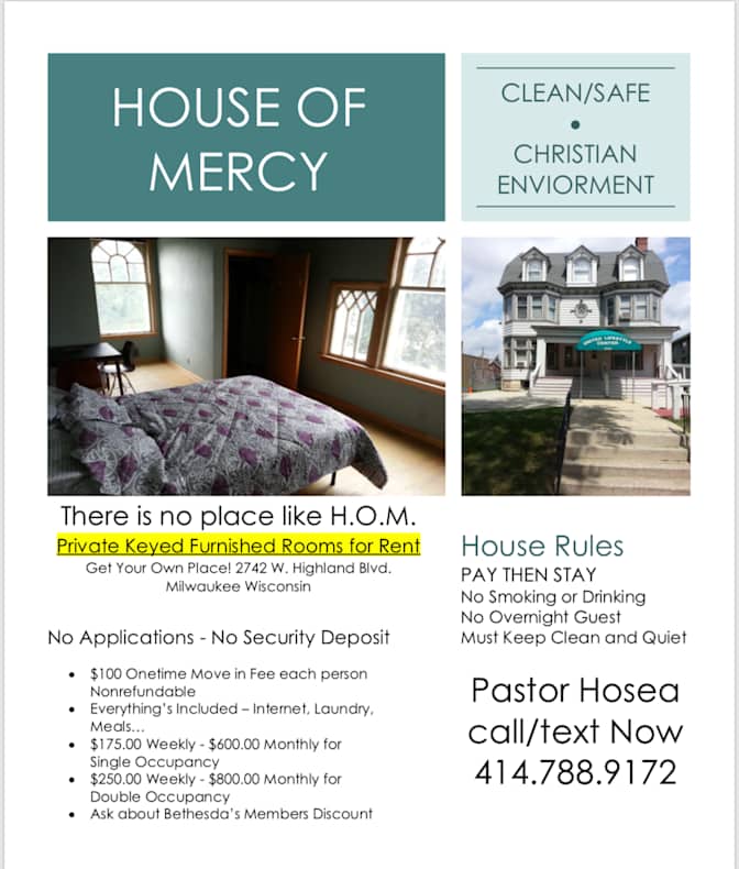 Pastor Hosea's room