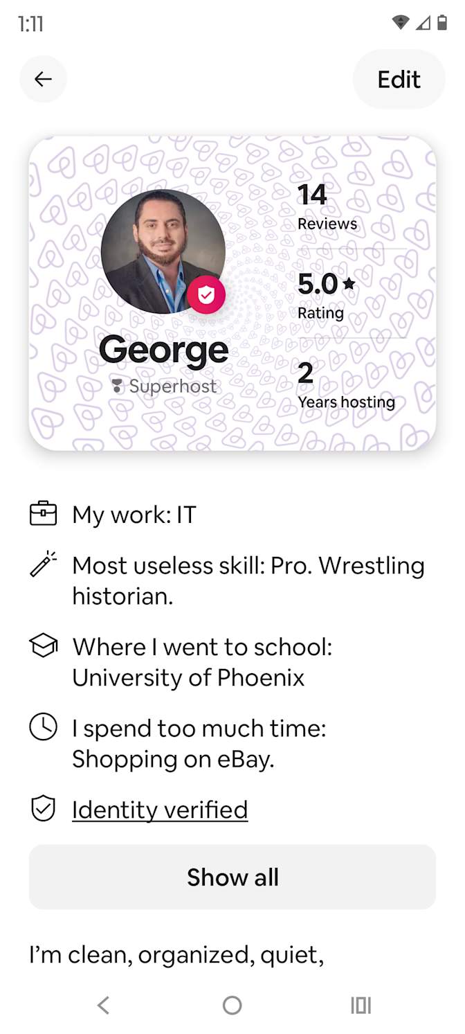 George's room