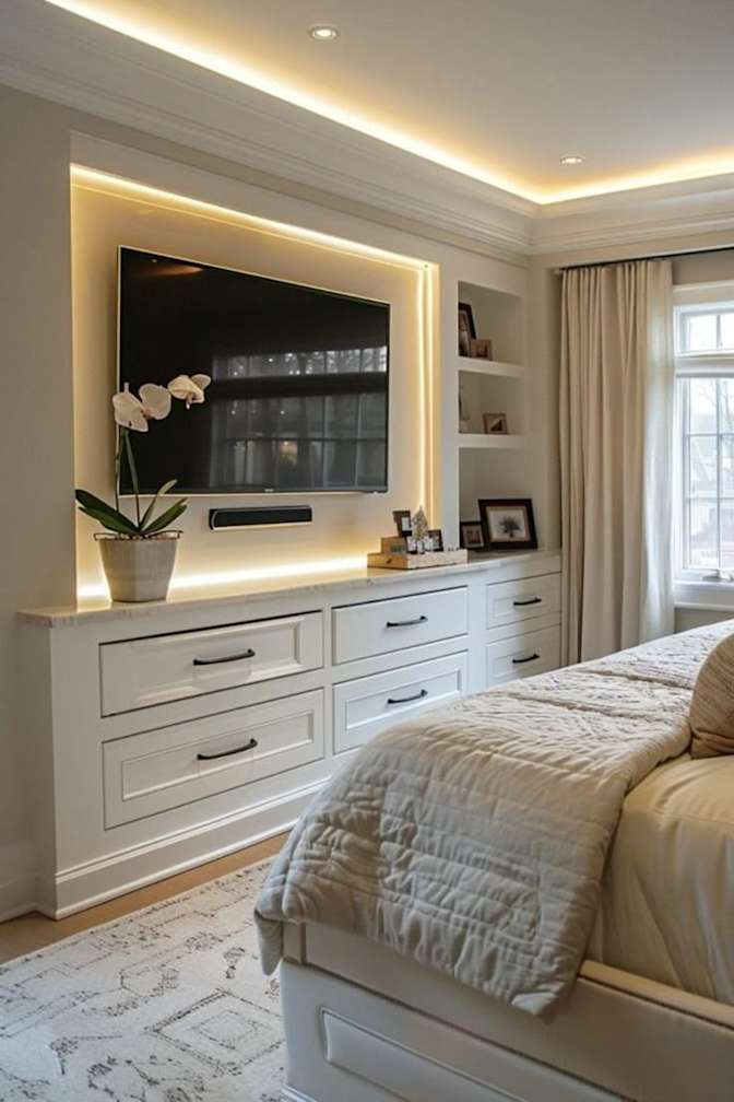 A's room