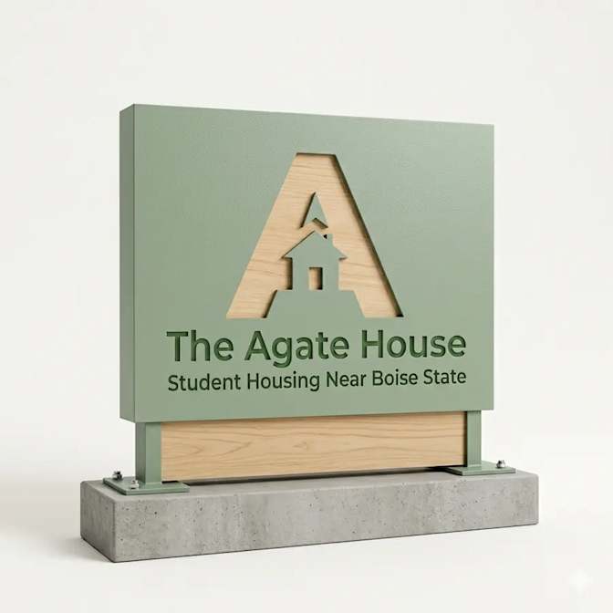 The Agate Student House's room