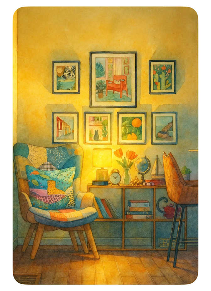 Faiza's room