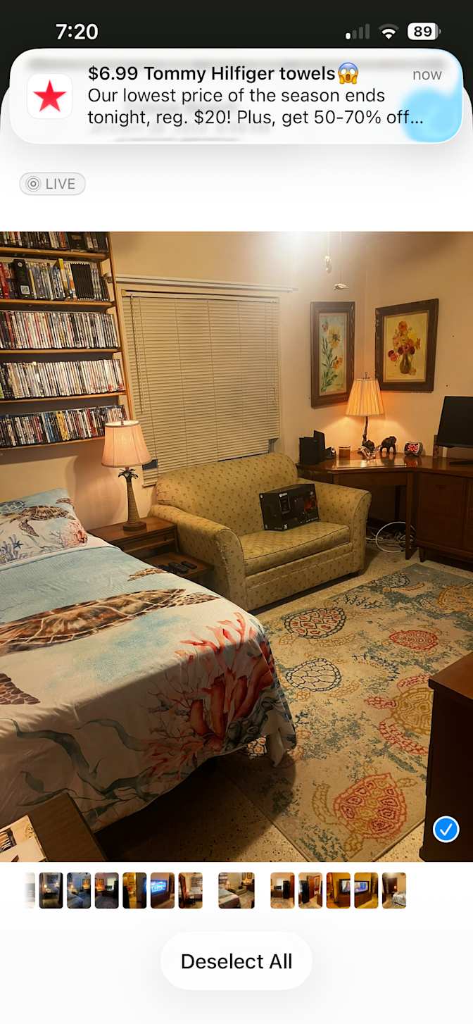 Donald Sakson's room