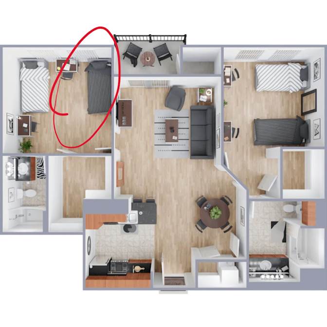 Dharmesh Sompura's room