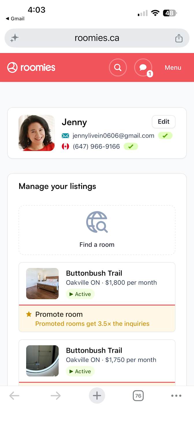 Jenny's room