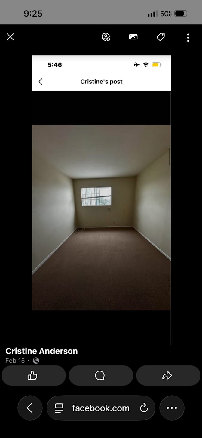 Cristine Anderson's room