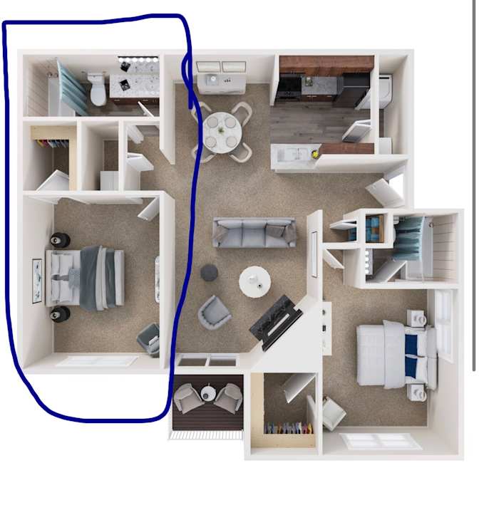 Kamani's room