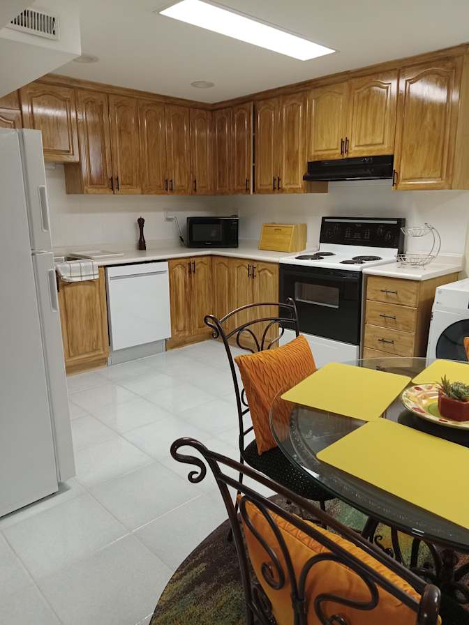 Large in house Basement Apartment shared only with a quite clean early thirties male professional's room