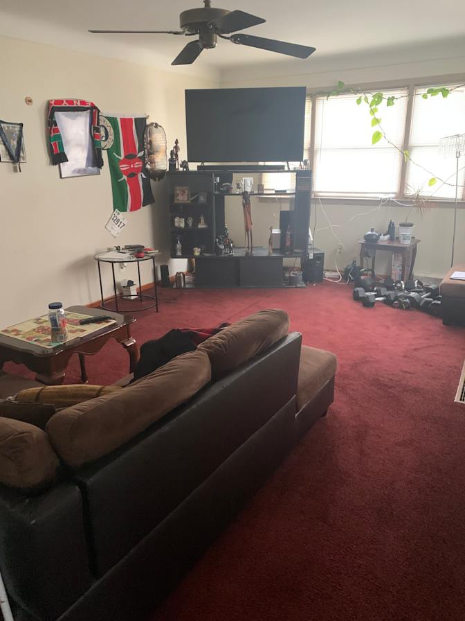 Charles Mwangi's room