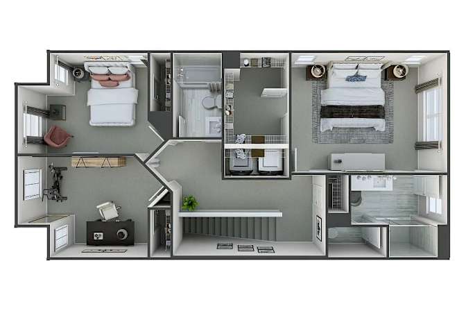 Alcove Rooms's room