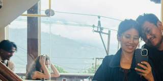 Suresh and Dipya Magar