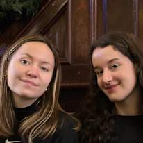 Lauriane and Paloma