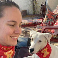 Monica and dog Bullet